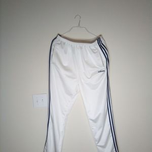 Adidas white tear away..